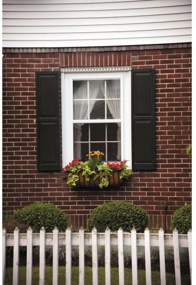 Raised Panel Shutters Pair Unfinished Pine R164