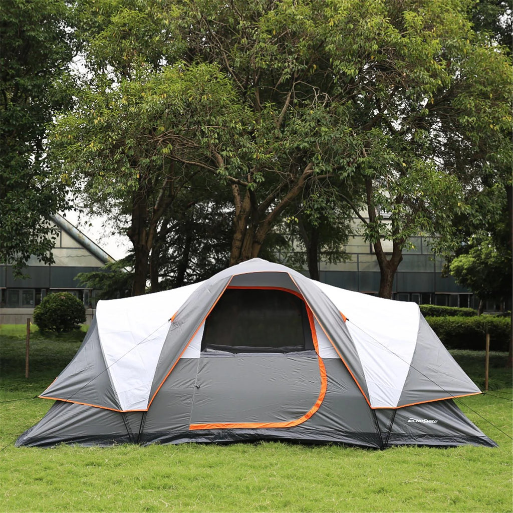 Grey Tent For 8 People V59366