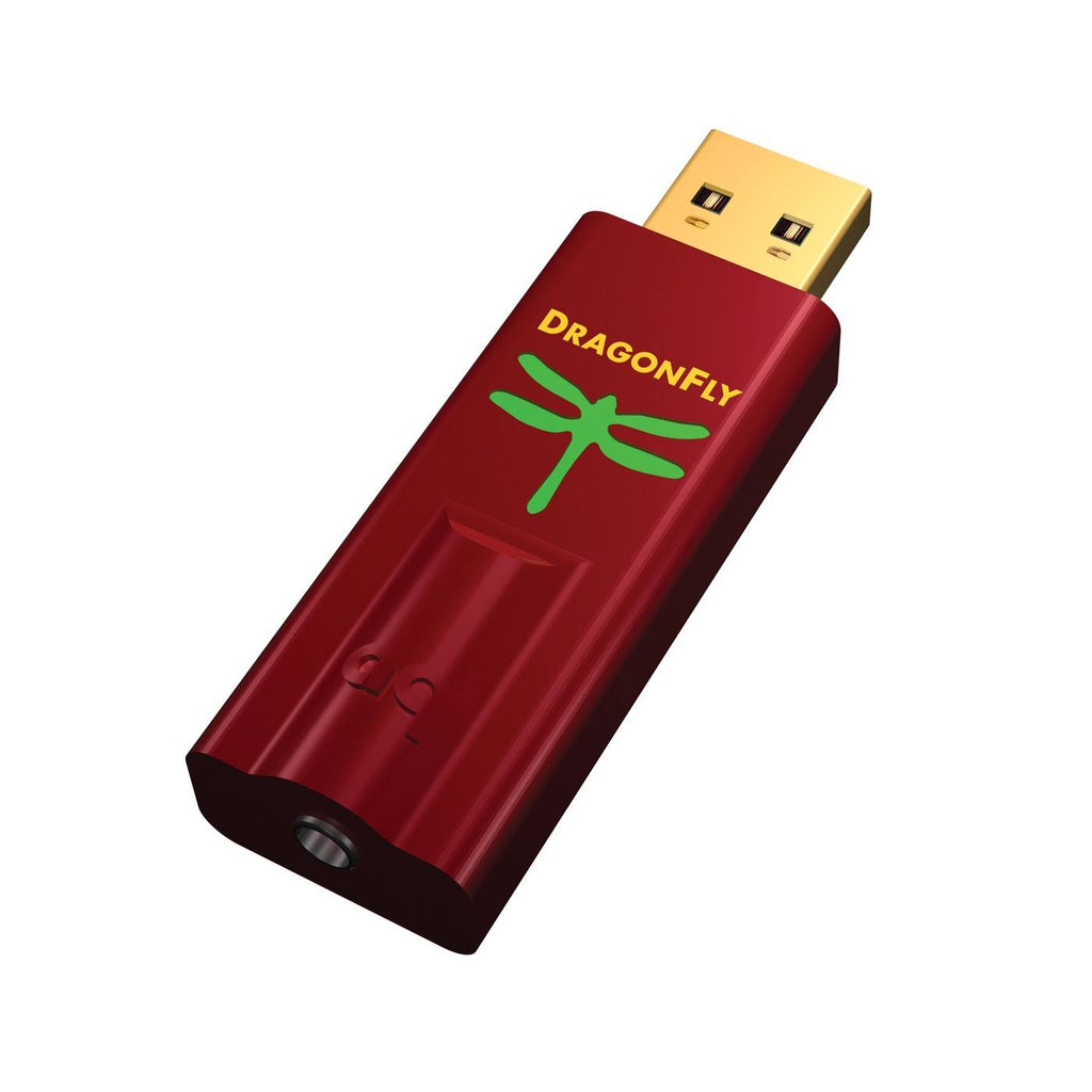 USB DAC with Jitterbug USB Data and Power Noise Filter Package with Dragontail USB 2.0 Extender V9219