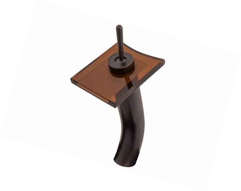 Oil Rubbed Bronze Waterfall Vessel Faucet O542593