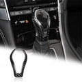 Carbon Fiber Gear Shift Knob Cover Sticker Pack of 2 H8659