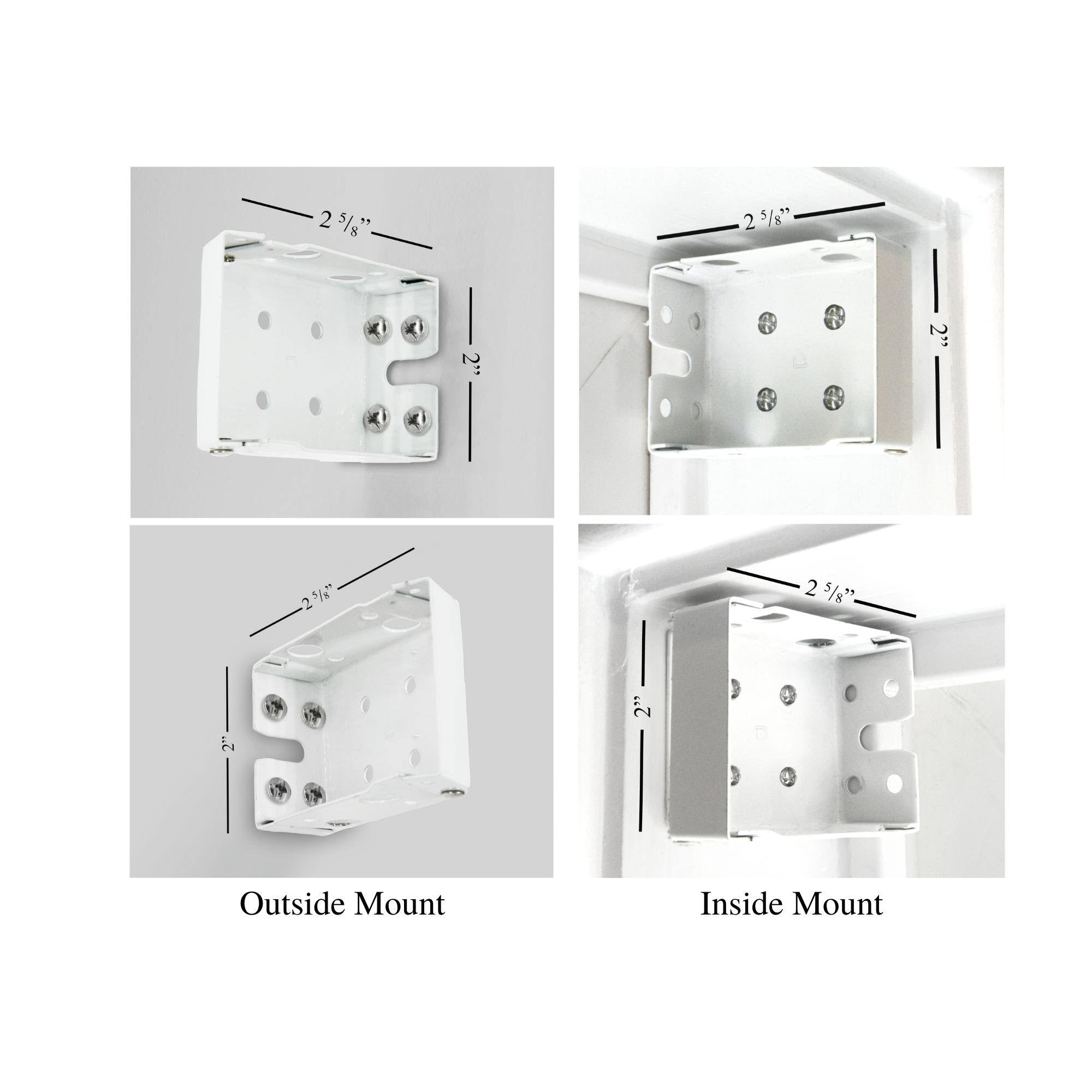 White Faux Wood Blinds C31892