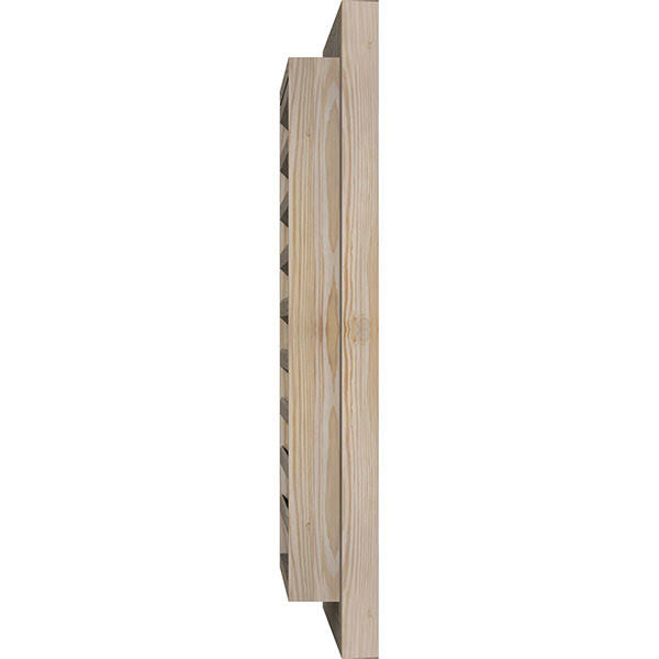 Primed Vertical Gable Vent N8075