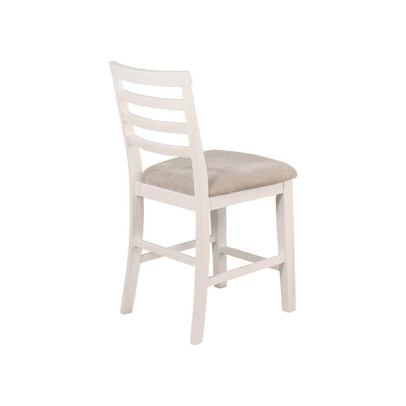 White 3-Piece Wood Counter Height Dining Set H345503
