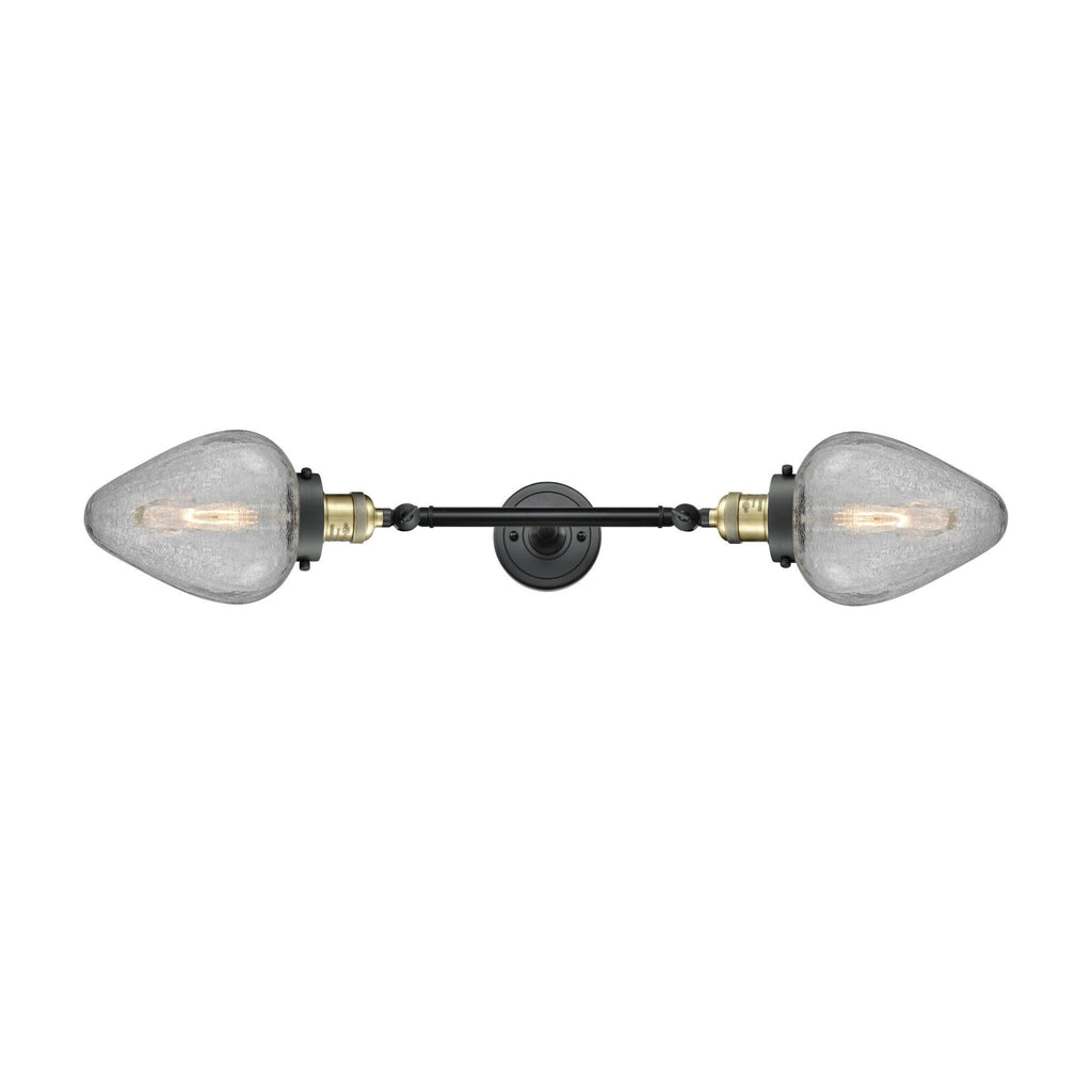2 Light Antique Brass Bath Vanity Light D182914