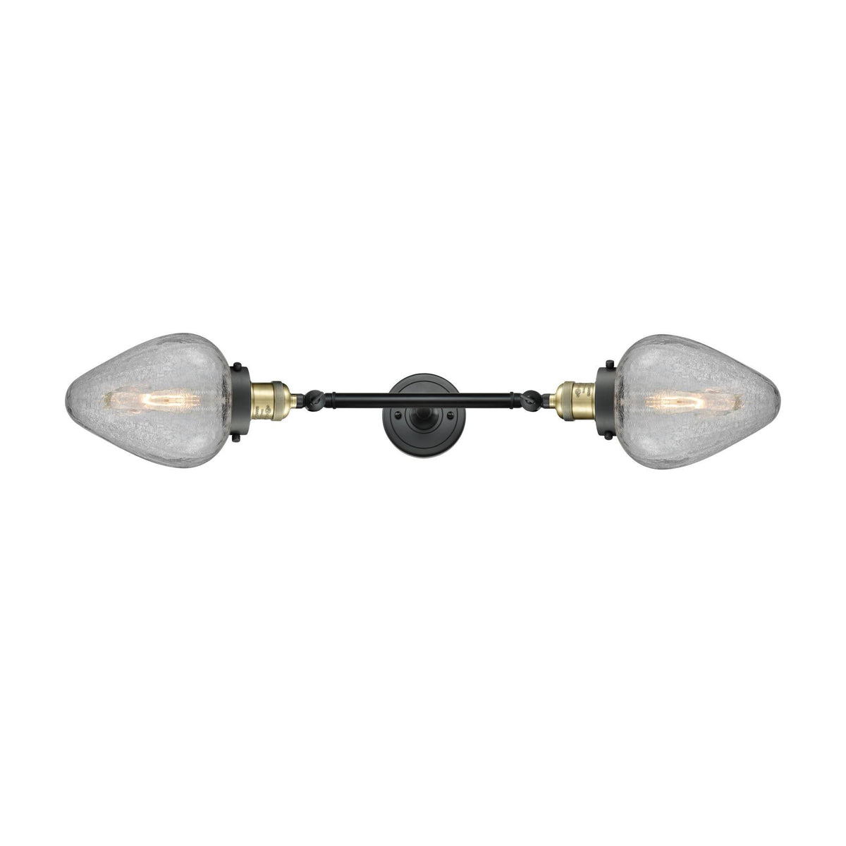 2 Light Antique Brass Bath Vanity Light D182914