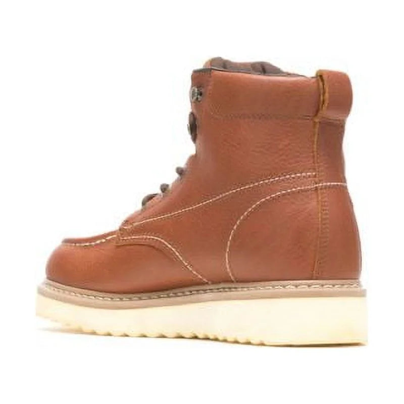 Tan 6" Moc-Toe Steel-Toe Work Boot B570562