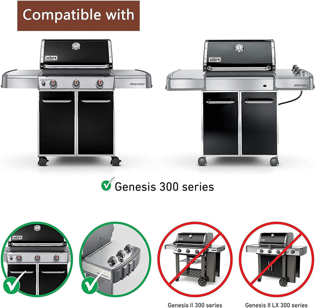 19.5 Cast Iron Grill Grates for Weber Genesis 300 Series J44376