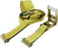 3500 lb. E-Track Adjustable Tire Basket Strap with Cam Buckle and Ratchet Pack of 2 E876442