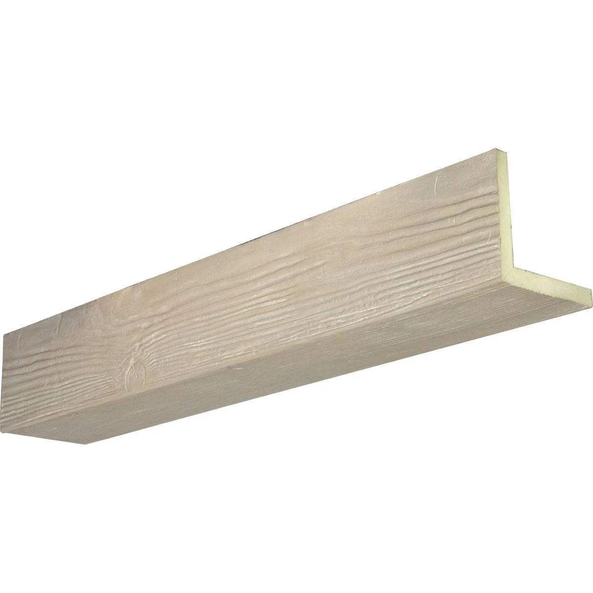 White 2-Sided Faux Wood Ceiling Beam A597360