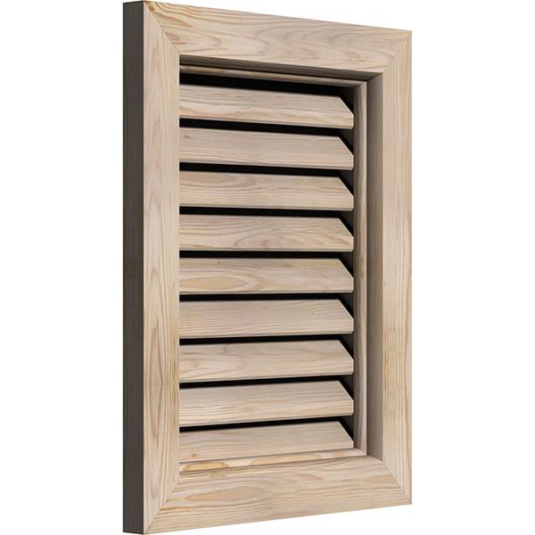 Primed Vertical Gable Vent N8075