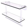 Satin Chrome Wall Shelf T118