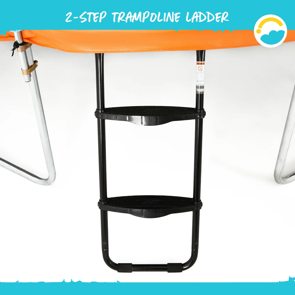 Heavy Duty 2 Step Trampoline Ladder, 38 x 16 x 2.5 inches T727