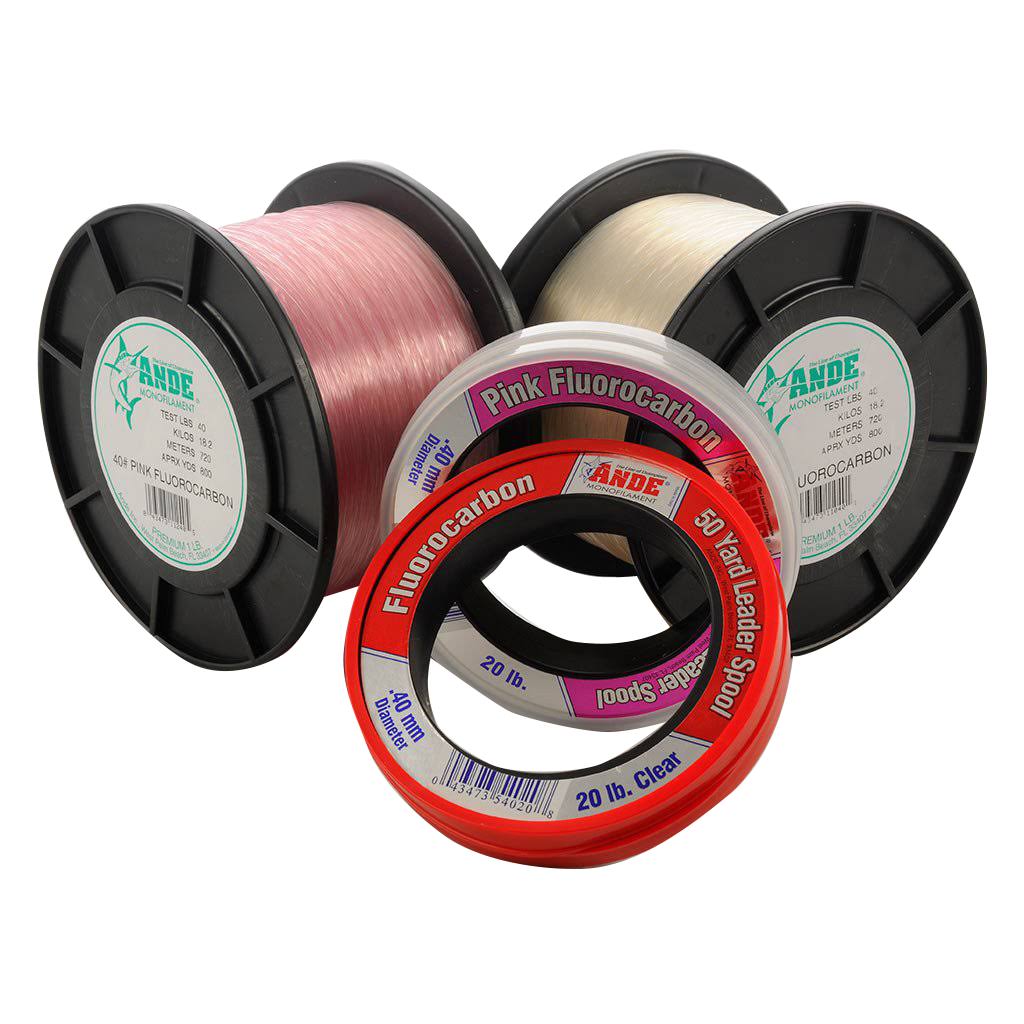 Fluorocarbon Leader Pink 80 50yd D8321
