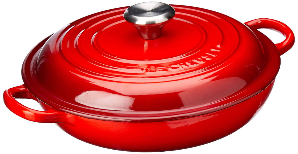 1.5-qt. Enameled Cast Iron Braiser U439