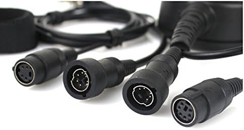 Tactical Throat Mic Earpiece Headset with Finger Ptt, Pack of 2 D441