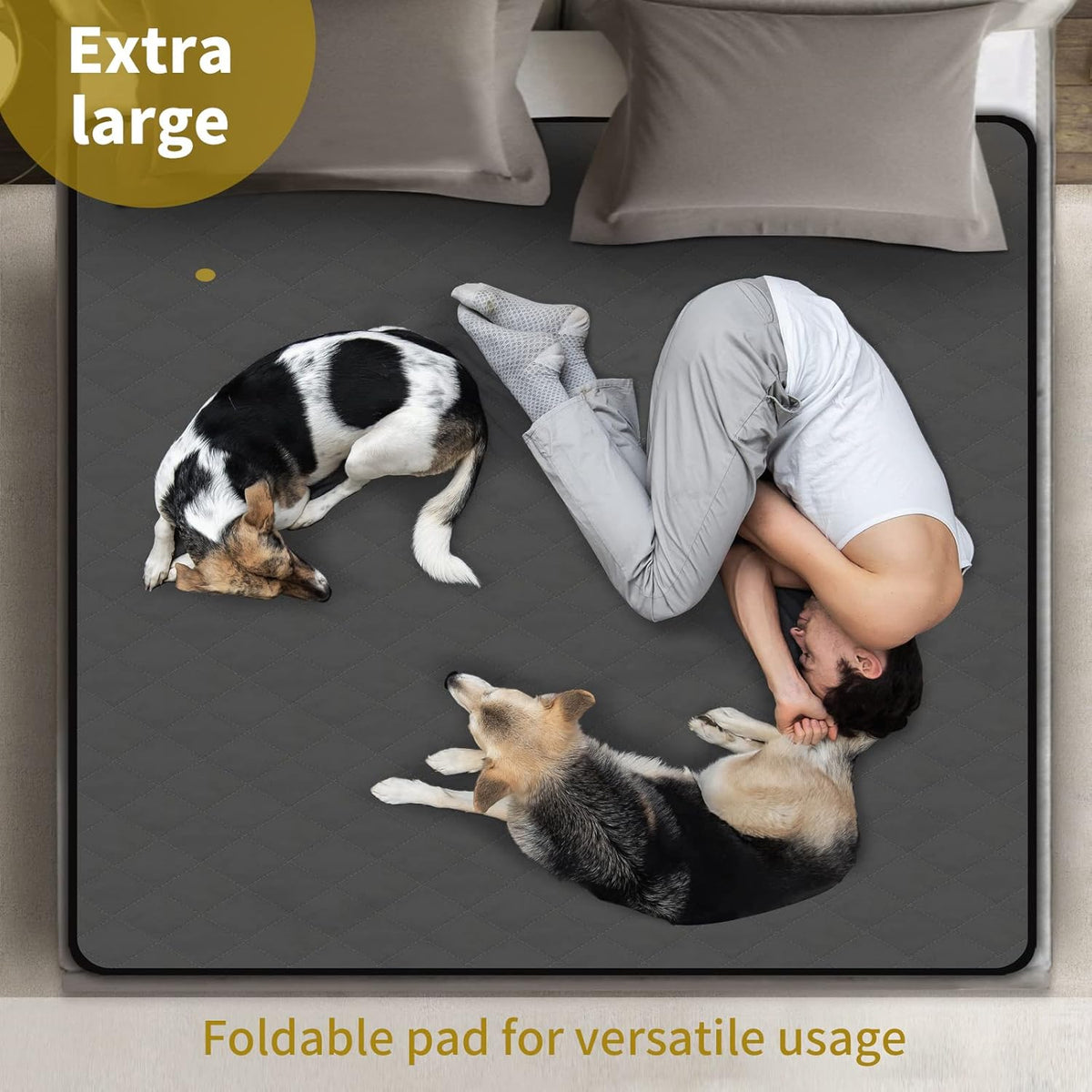 Washable Waterproof Puppy Dog Pee Pad, 72 X72 Extra Large T247