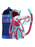 Kids Recreational Snorkeling Set Bright Pink / Turquoise M1250