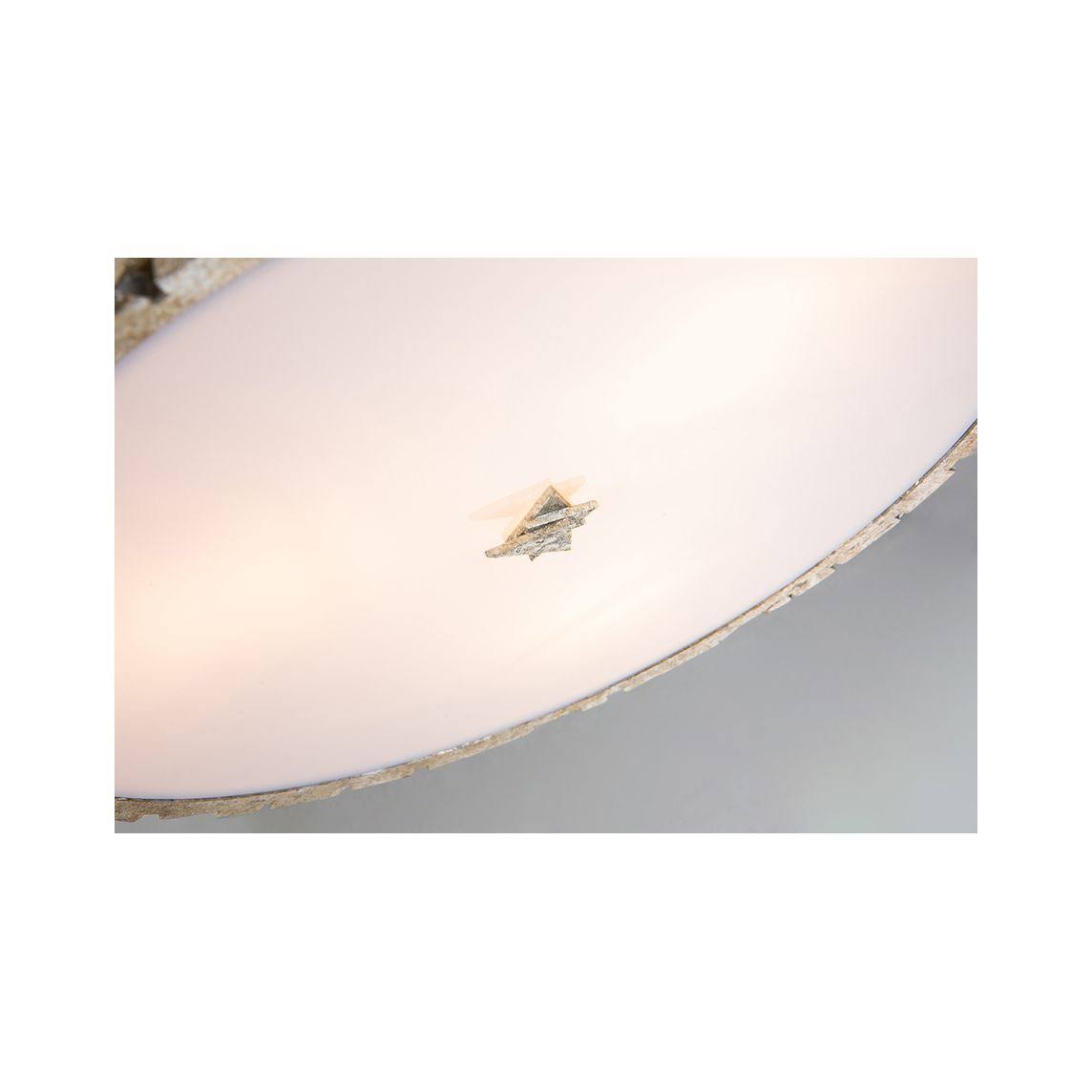 Mosaic 3-Light Flushmount in Silver N738