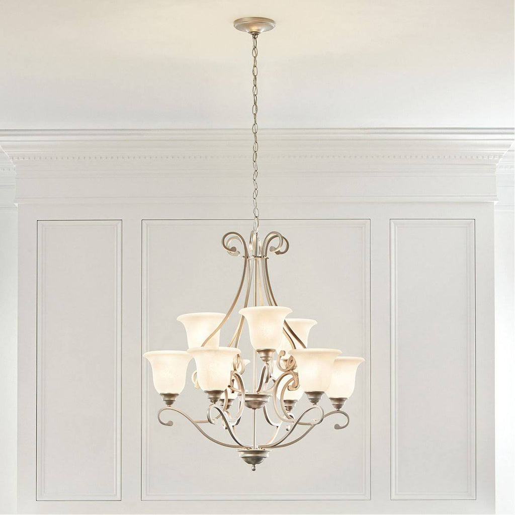 Brushed Nickel 9-Light Chandelier G945379