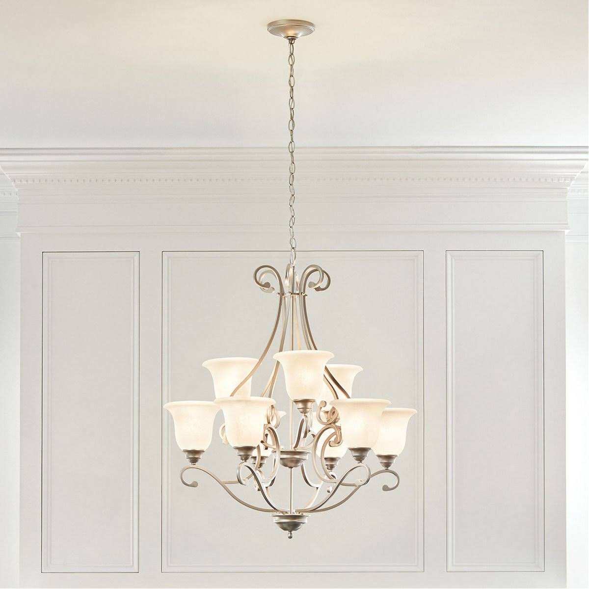 Brushed Nickel 9-Light Chandelier G945379