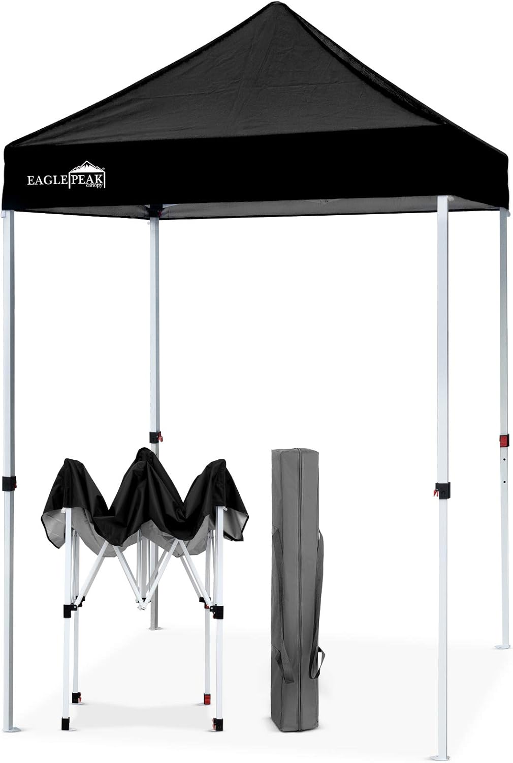 10' x 10' Light Blue Pop Up Canopy Tent with Wheeled Carrying Bag N556