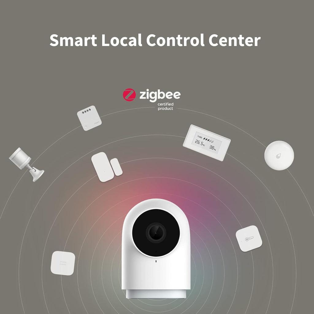 1080p HD Indoor Security Camera Hub with Night Vision, Two-Way Audio, Zigbee Hub, Pack of 2 P38872