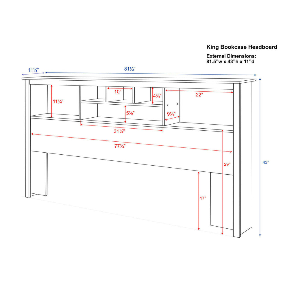 King Storage Headboard N661