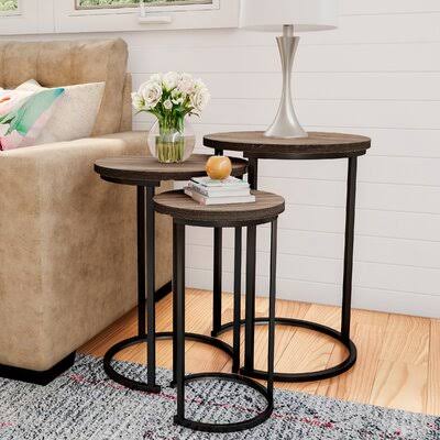3 Piece Frame Nesting Tables Q872
