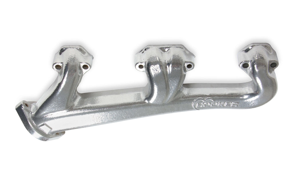 Cast Iron Exhaust Manifolds 2-1/2" Outlet Silver Ceramic Coated W1773