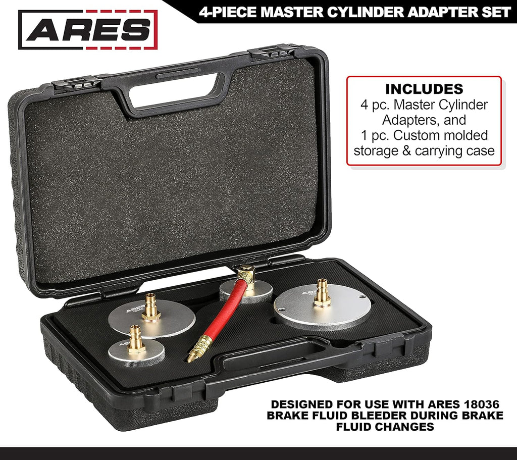 4-Piece Master Cylinder Adapter Set for Brake Fluid Filling J8213