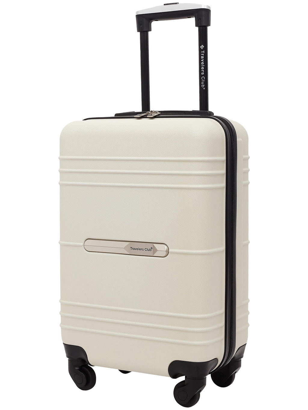 Bone White 20" Hardside Rolling Carry-on Luggage B103
