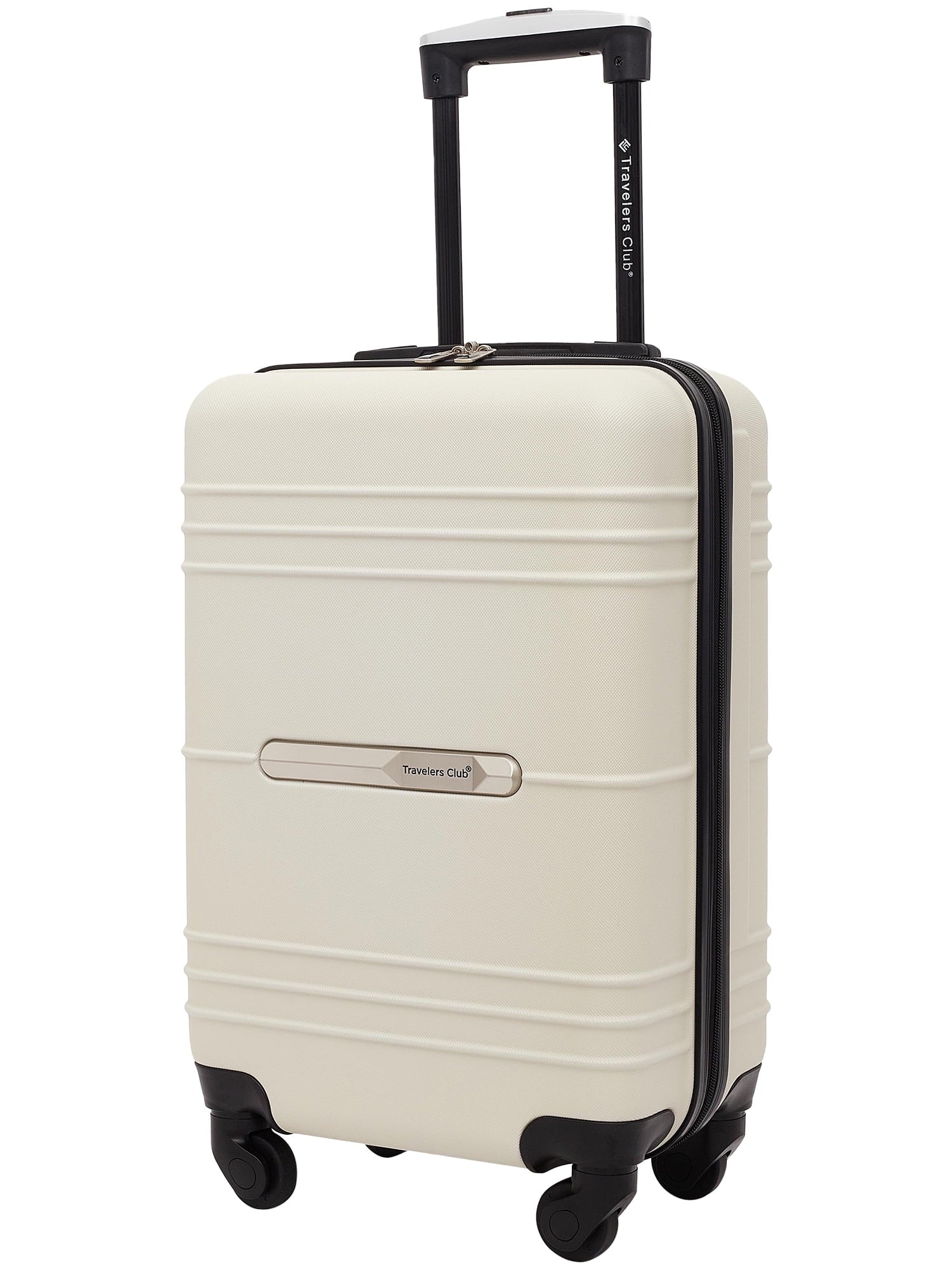 Bone White 20" Hardside Rolling Carry-on Luggage B103