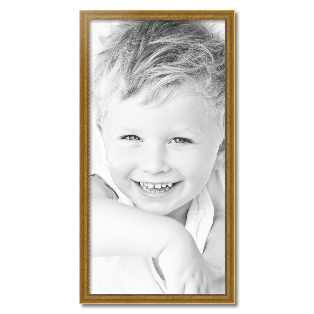 Antique Gold Wood Picture Frame K95673