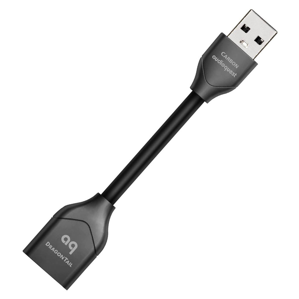 USB DAC with Jitterbug USB Data and Power Noise Filter Package with Dragontail USB 2.0 Extender V9219