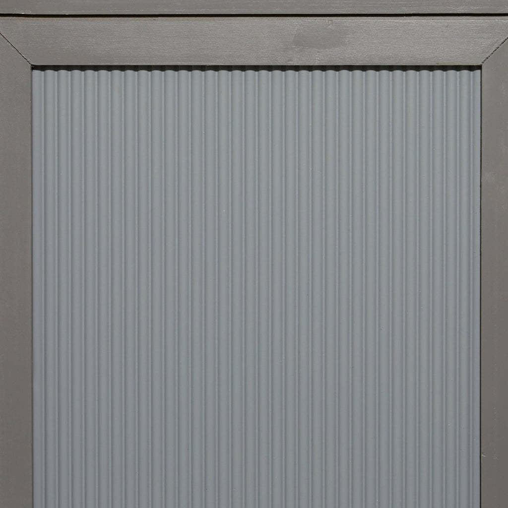 Grey Wood Cabinet L3051