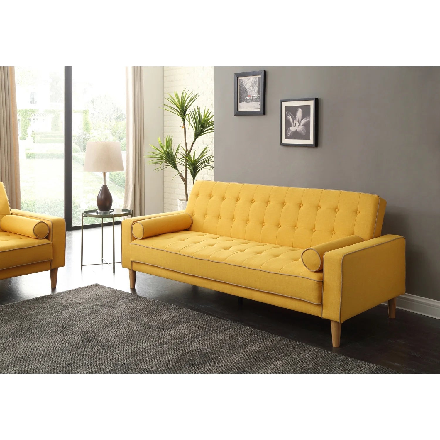 Yellow Sofa Bed L899631
