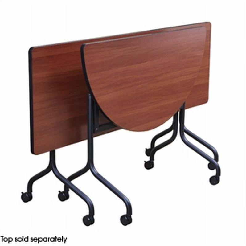 Black Rectangle Mobile Training Table U819161