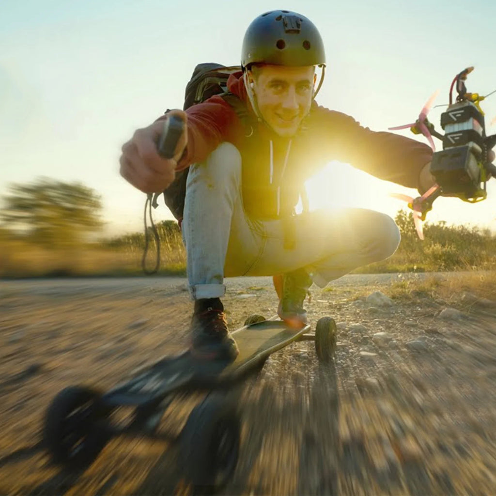 All-Terrain Electric Longboard with Remote, 28 Mph, 165 mm Wheels, 1500W Dual Motor, 38 Inch W2847