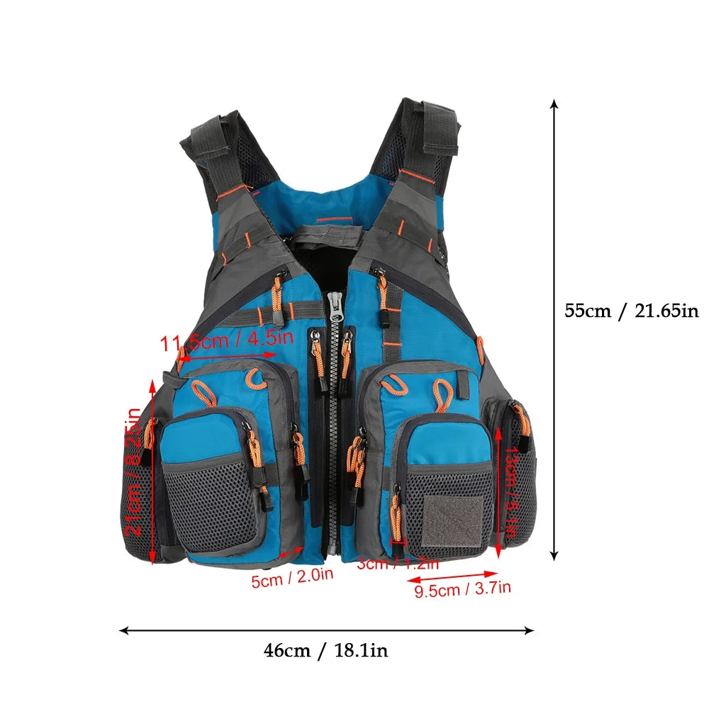 209lb Breathable Padded Fishing Vest H74657