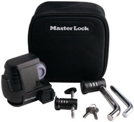 Trailer Coupler & Receiver Lock Combo Pack, Red, Pack of 2 F882191