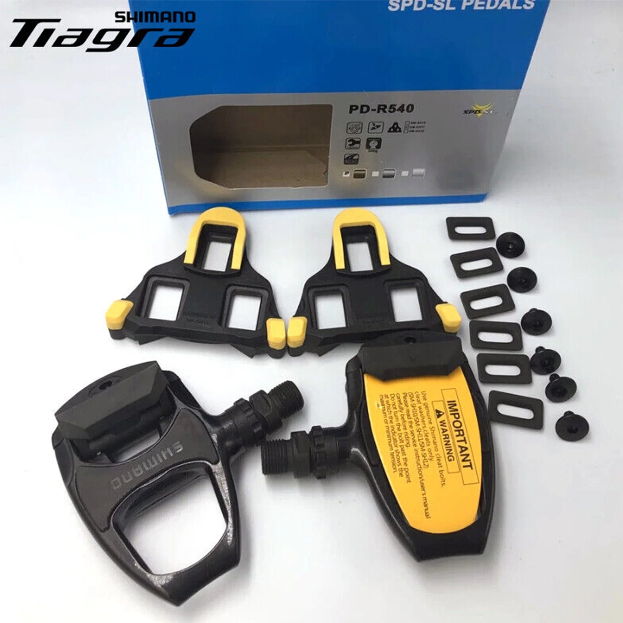 Carbon Pedal with SH11 SPD-SL Cleats E5627