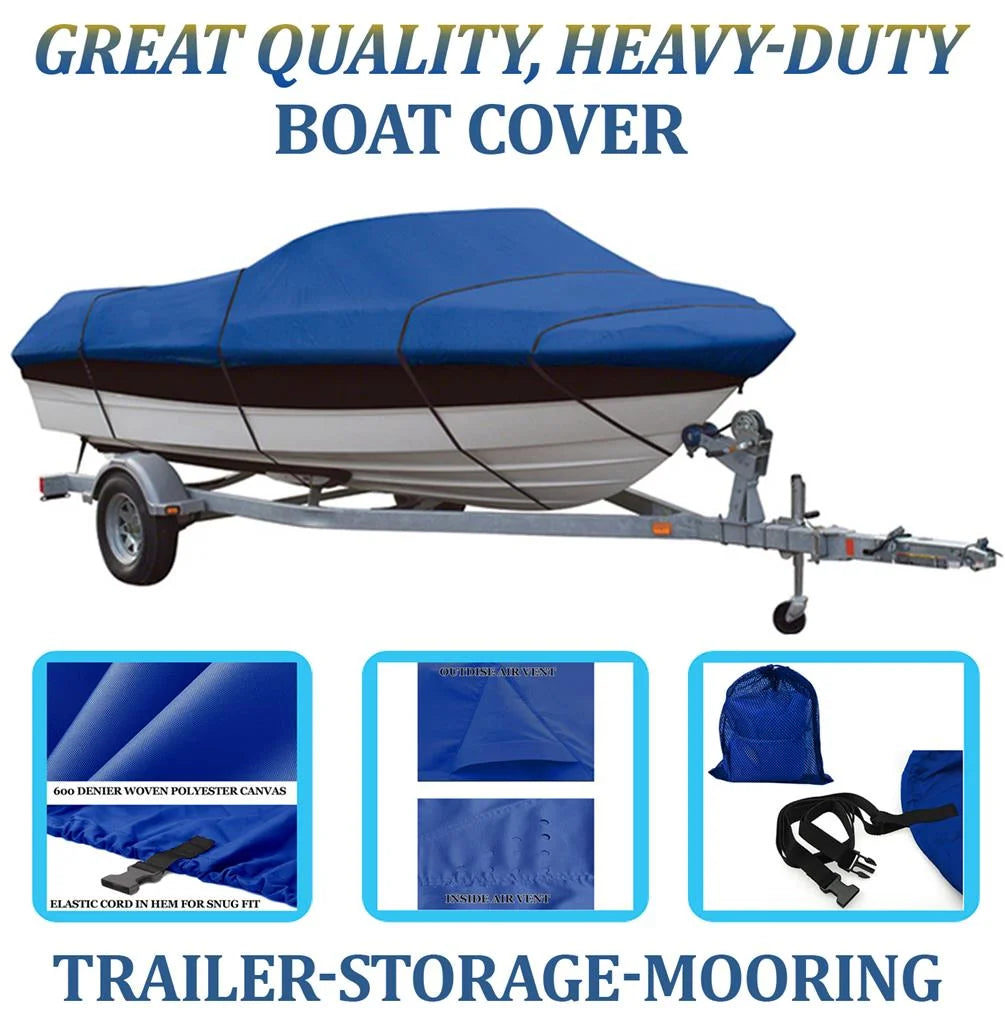 Boat Cover for Nitro 175 Sport with Port Trolling Motor D32717