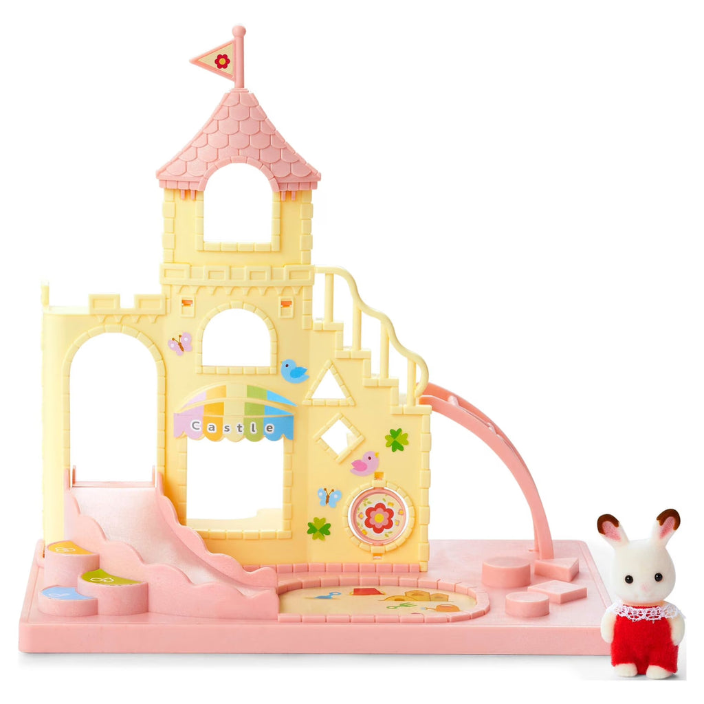 Baby Castle Playground Dollhouse Playset with Figure O36827