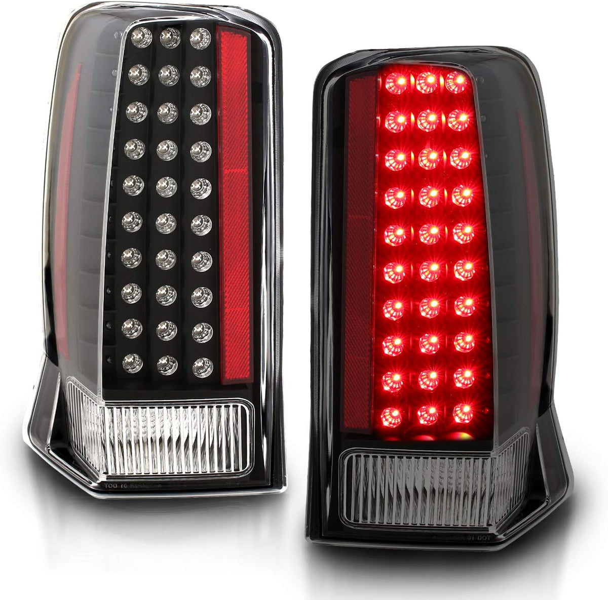 Red/Clear LED Tail Lights H3086