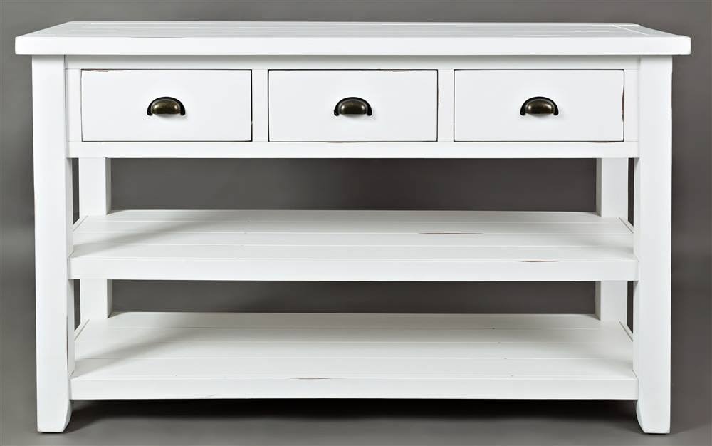 Weathered White Sofa Table N7284