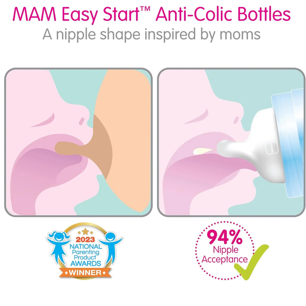 Peach 9 oz 3-Count Baby Bottles with Silicone Nipple H800092