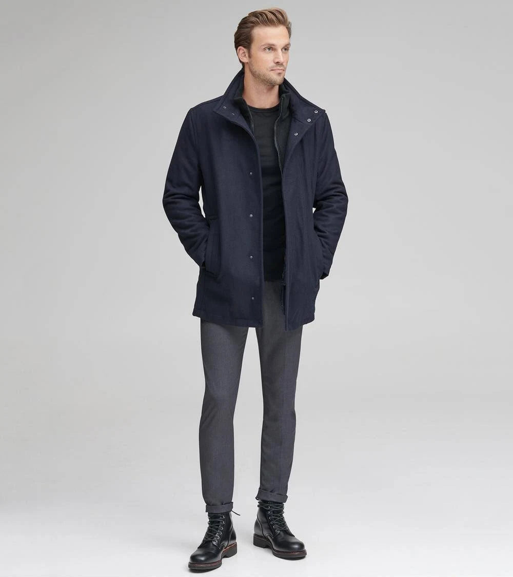 Wool Melton Coat Size XXL Z3595