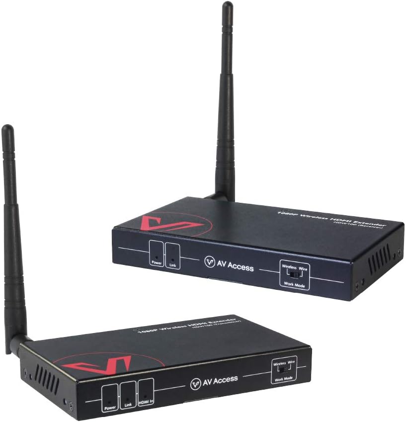 Wireless HDMI Extender Kit with IR Control, 1080P Full HD Video to HDTV or Projector Q850