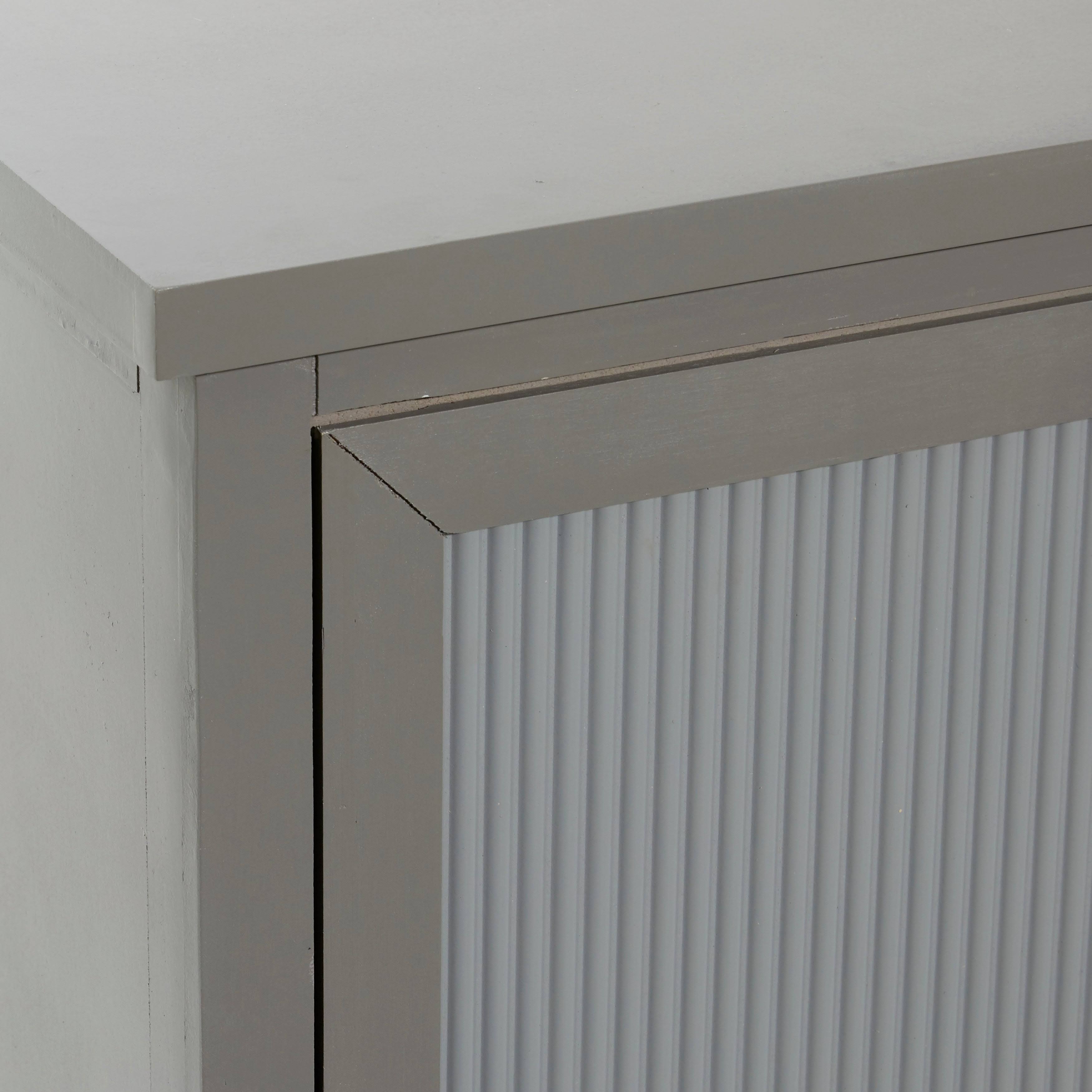 Grey Wood Cabinet L3051